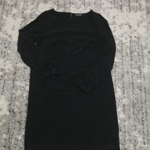 Cold shoulder shift dress